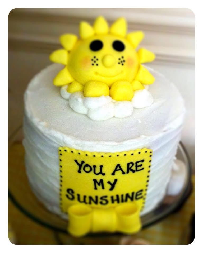 You Are My Sunshine Cake